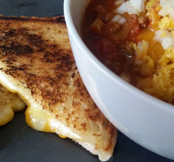 American Chili und Grilled Cheese