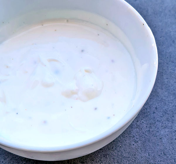 Joghurt Knoblauch Soße